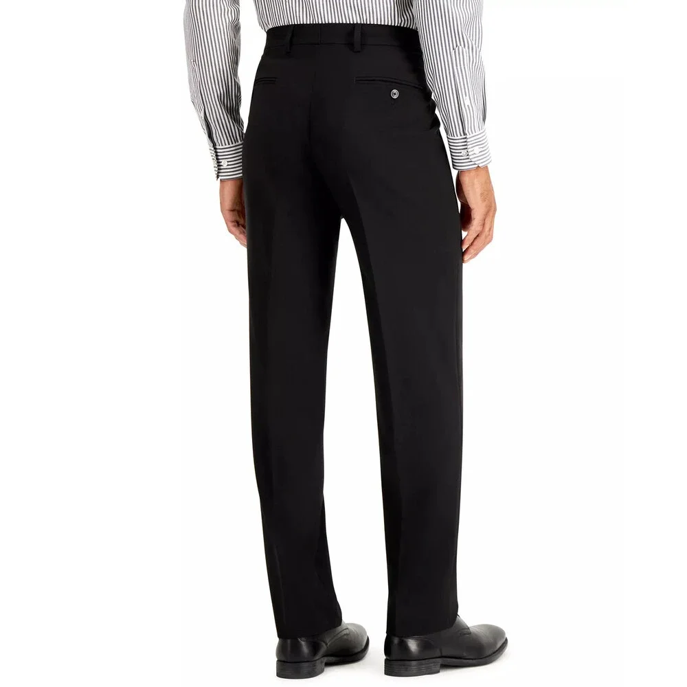 Nautica Men's Suit 38S 32x31 Black Modern Fit Bi-Stretch Performance NWT $395
